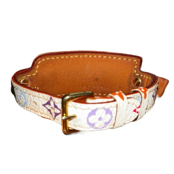 Louis Vuitton × Murakami Leather Monogram ID Bracelet - Picture 8 of 12